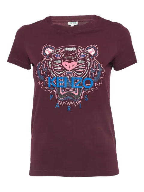 Kenzo Pre-Owned logo-print T-shirt Red 940313