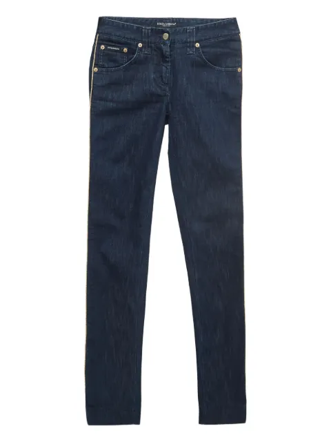 Dolce & Gabbana Pre-Owned 2024 side-stripe jeans Blue 931061