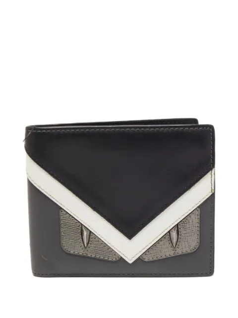 Fendi Pre-Owned Bugs Eyes bi-fold wallet Black 857338