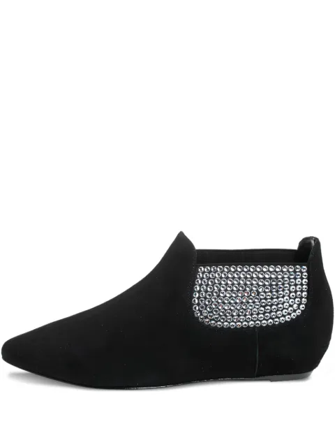 Giuseppe Zanotti Vintage Pre-owned suede crystal-embellished boots Black 404829