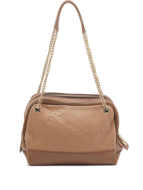 Carolina Herrera Vintage chain-strap shoulder bag Brown 622711