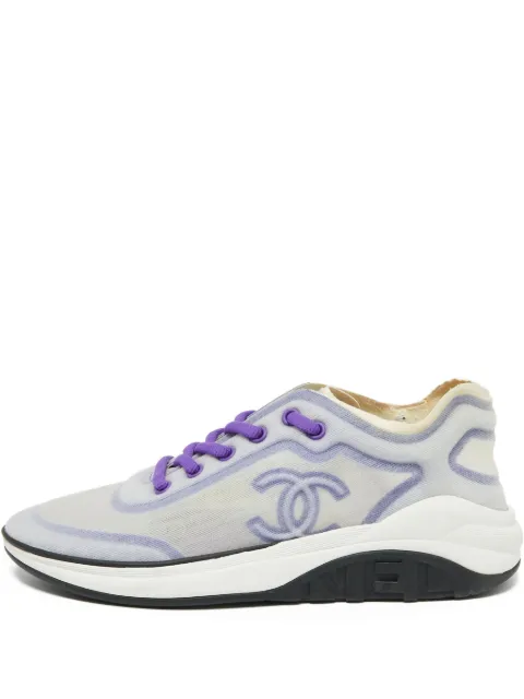 CHANEL Pre-Owned CC sneakers Purple 641628