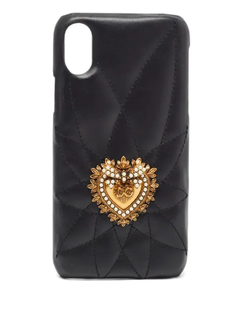 Dolce & Gabbana Pre-Owned Sacred Heart iPhone X case Black 780401