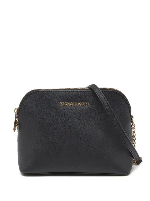 Michael Kors Vintage textured zip-top shoulder bag Black 933565