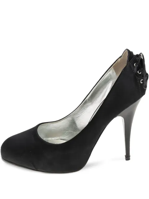 Giuseppe Zanotti Vintage pre-owned 110mm lace-up pumps Black 589473