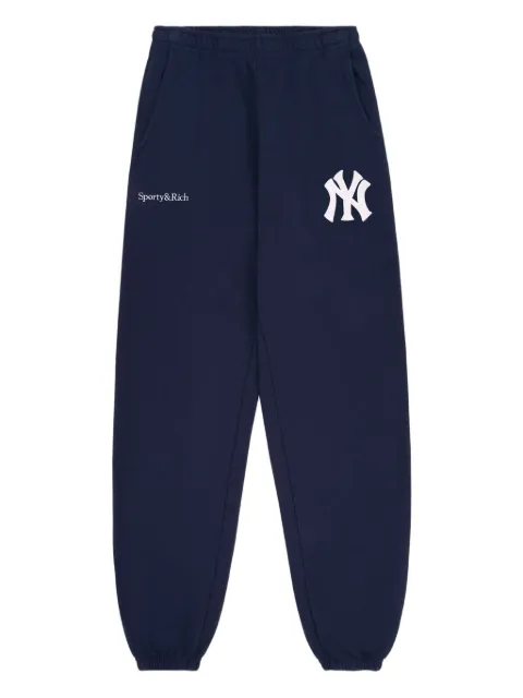 Sporty & Rich logo-embroidered track pants Blue PA036610300BL106