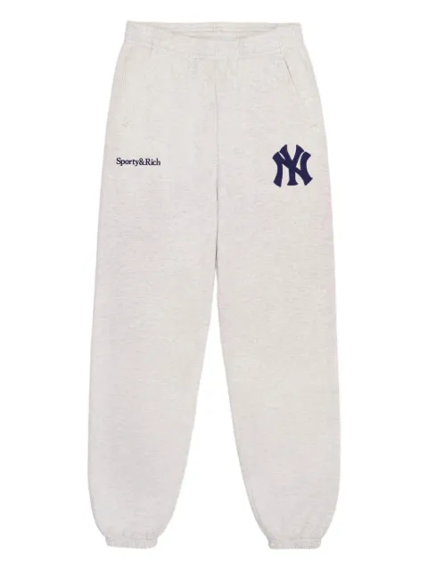 Sporty & Rich logo-embroidered track pants Grey PA036610300GY03