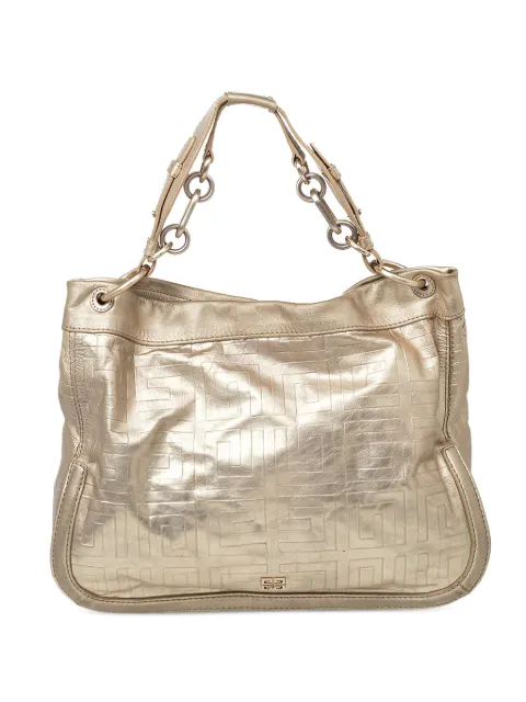 Givenchy Pre-Owned 4G-embossed shoulder bag Gold 467322