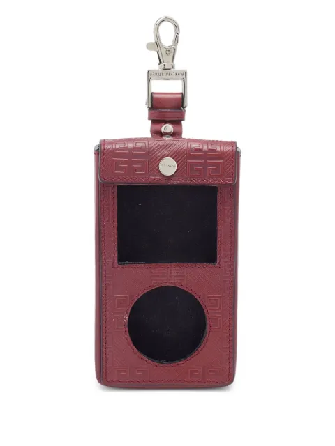 Givenchy Pre-Owned 4G-debossed iPod case Red 744359