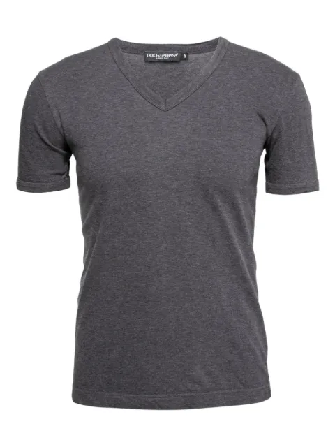 Dolce & Gabbana Pre-Owned cotton T-shirt Grey 644131
