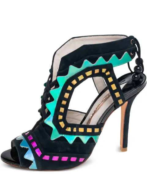 Sophia Webster pre-owned 105mm Riko cut-out sandals Black 616774