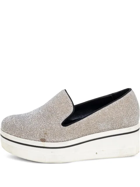 Stella McCartney Pre-Owned 55mm glitter-embellished sneakers Pink 592668