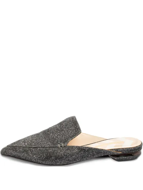 Nicholas Kirkwood pre-owned Beya pointed-toe mules Silver 608881