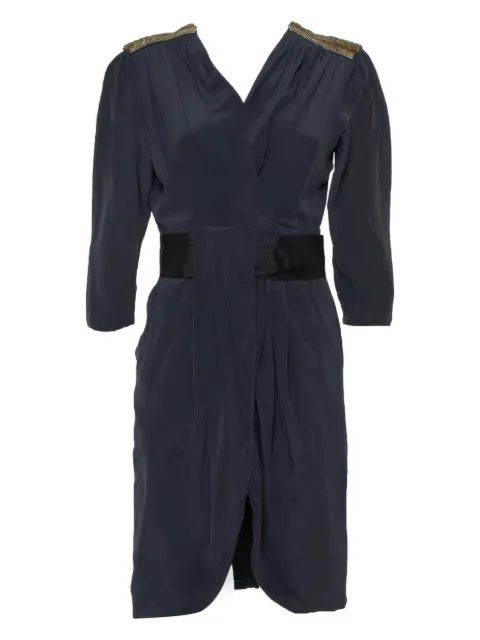 Fendi Pre-Owned draped dress Blue 396682