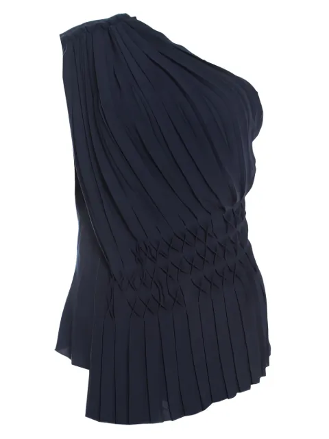 Escada Pre-Owned Nienke asymmetric op Blue 201092