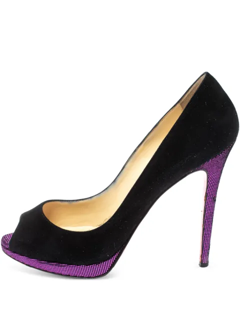 Christian Louboutin Pre-Owned 125mm Yolanda pumps Black 358254