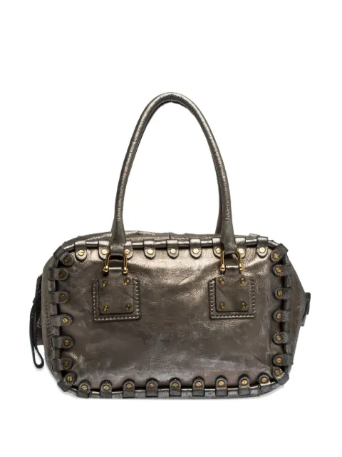 Valentino Garavani Pre-Owned Rockstud leather tote bag Metallic 286393