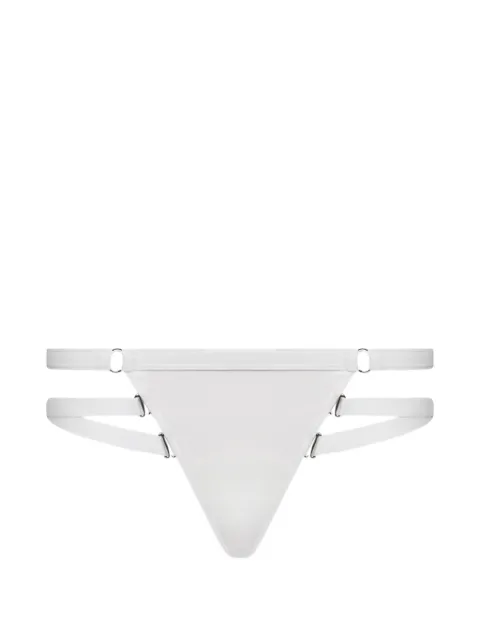 Maison Close Fatale string bikini bottoms White 563682