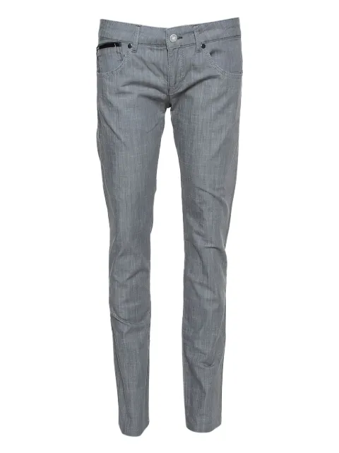 Emporio Armani Pre-Owned five-pockets trousers Grey 389979