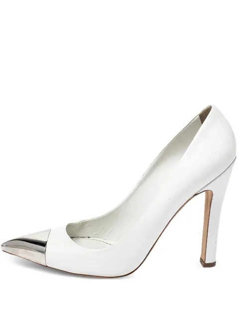Louis Vuitton Pre-Owned 120mm leather heeled pumps White 257907