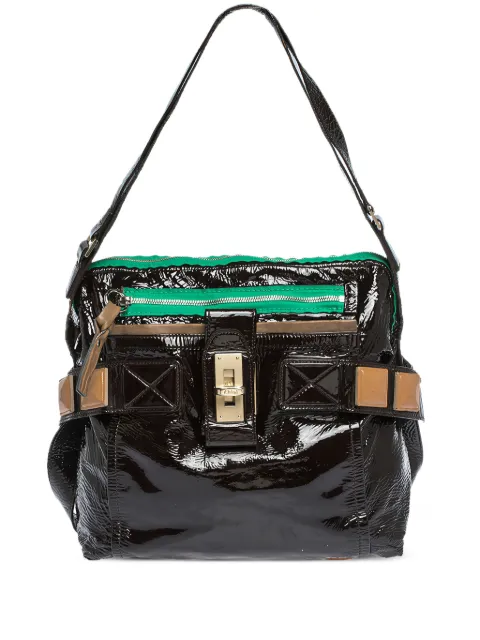 Chloé Pre-Owned Audra leather shoulder bag Brown 296400