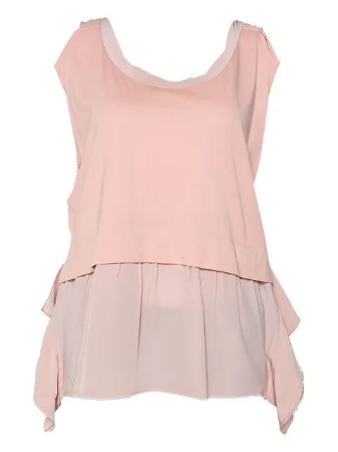 Miu Miu Pre-Owned tie-detail blouse Pink 241775