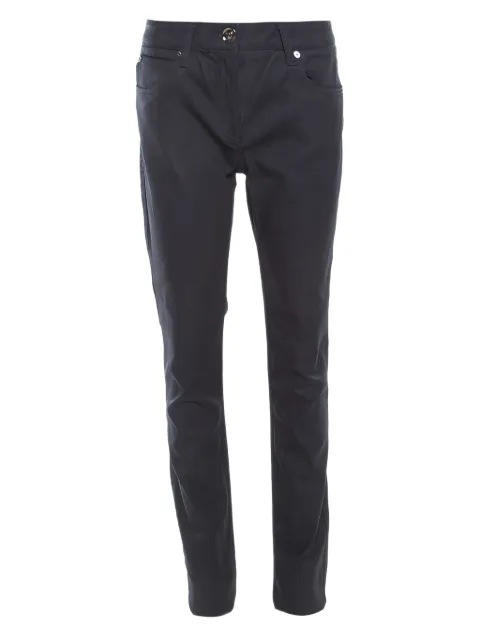 Burberry Pre-Owned button-fly five-pocket trousers Blue 178983