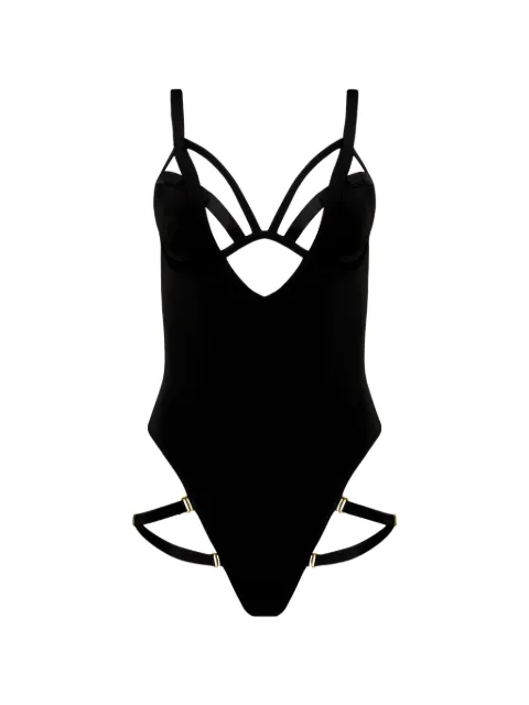 Maison Close Fatale one-piece swimsuit Black 563692
