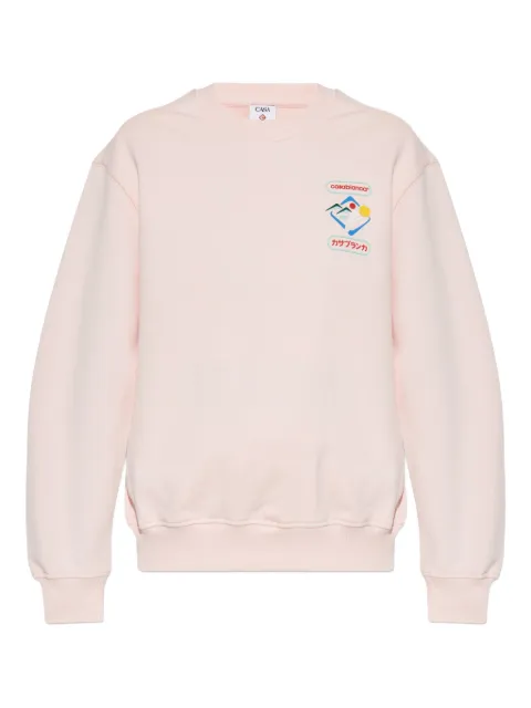 Casablanca Montaigne printed-graphic sweatshirt Pink WPF25JTP36401