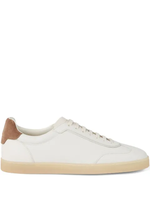 Brunello Cucinelli deerskin low-top sneakers White MZUKSGJ336CZX01