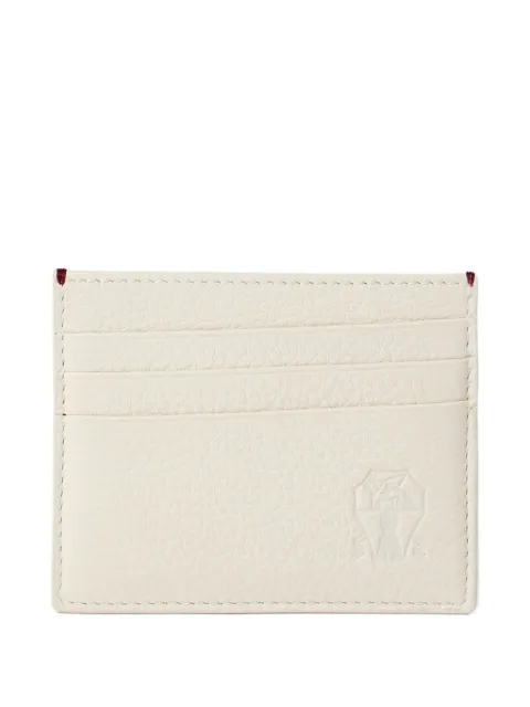 Brunello Cucinelli logo-debossed cardholder White MWMCBU434C7208