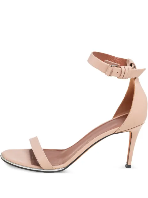 Givenchy Pre-Owned 85mm Nadia patent-leather sandals Neutrals 504939
