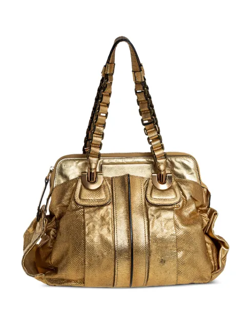 Chloé Pre-Owned Heloise shoulder bag Gold 417679