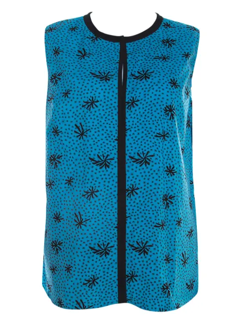 Marni Pre-Owned star-print sleeveless tank top Blue 206774