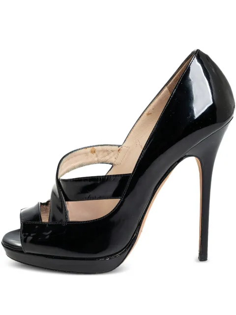 Jimmy Choo Pre-Owned 115mm Gesture pumps Black 422144