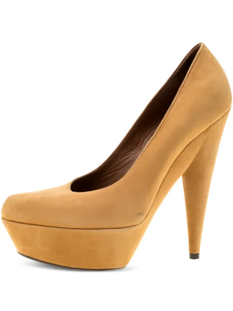 Saint Laurent Pre-Owned 150mm Aliama pumps Neutrals 174219