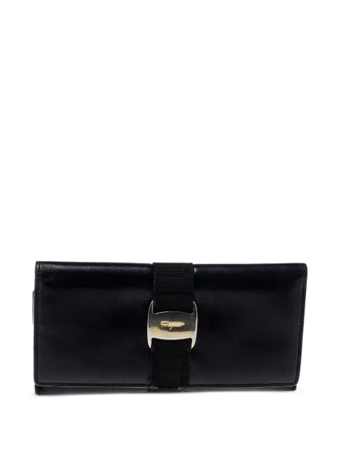 Ferragamo Pre-Owned leather wallet Black 371307