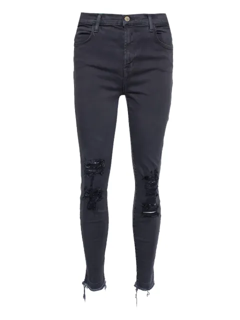 J Brand pre-owned ripped jeans Grey 430562