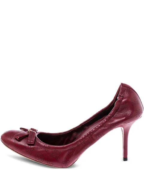 Louis Vuitton Pre-Owned 80mm Elba leather pumps Red 242077