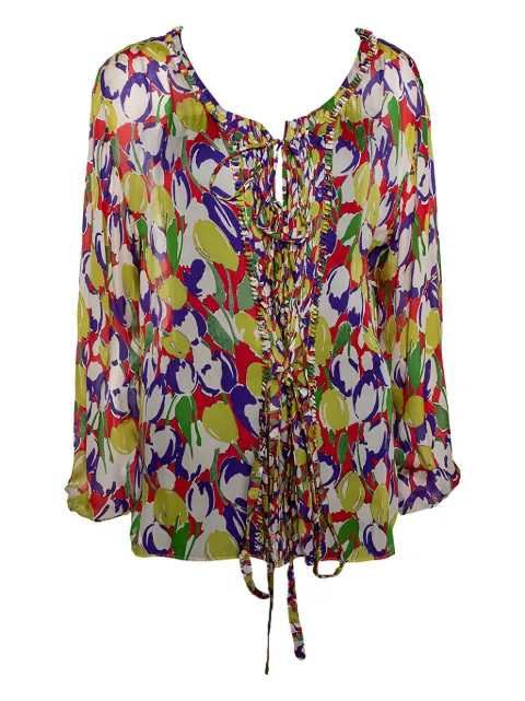 Roberto Cavalli Vintage silk blouse Yellow 289734