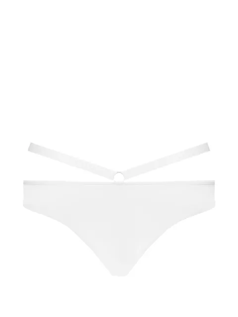 Maison Close Fatale tanga bikini bottoms White 563672