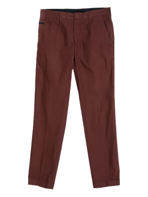 Prada Pre-Owned cotton chino trousers Brown 257003