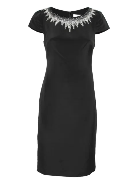 Alaïa Pre-Owned embellished midi dress Black 212453