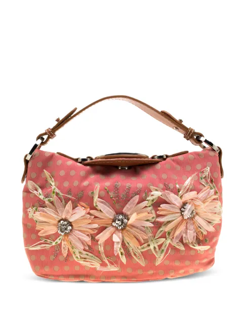 Valentino Garavani Pre-Owned polka-dot print tote bag Pink 187385