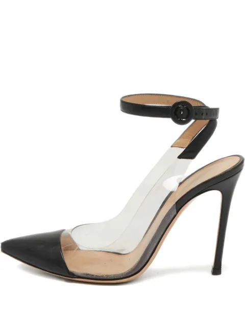 Gianvito Rossi pre-owned 100mm leather pumps White 1064473