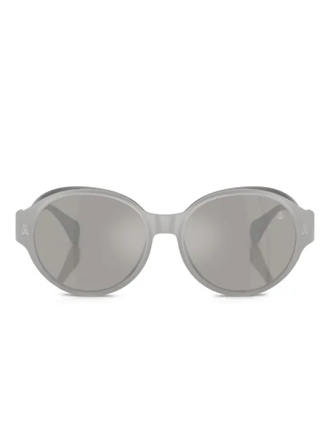 Moncler Eyewear oval-frame sunglasses Silver ME4005T