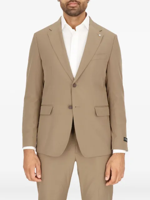 Scotch & Soda two-button claassic blazer Brown SCMP01FG1027