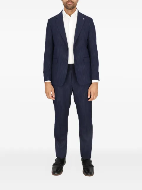 Scotch & Soda pinstripe suit Blue SUMP01LC60021