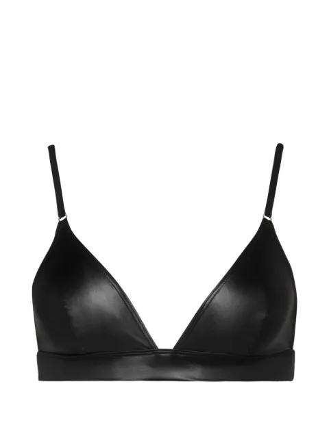 Maison Close Splash triangle bikini top Black 563592