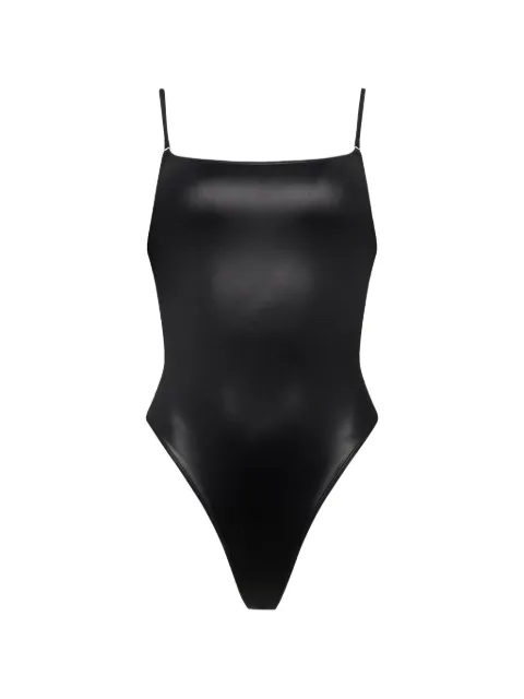 Maison Close Splash one-piece swimsuit Black 563612
